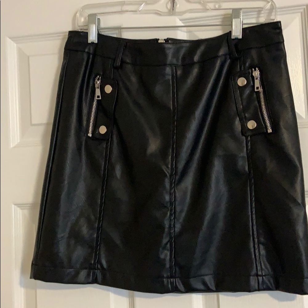 Nasty Gal Faux Leather skirt